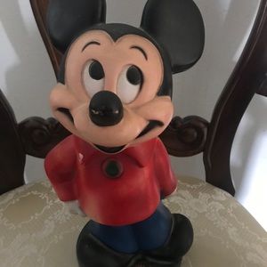 Vintage Mickey Mouse Coin Bank